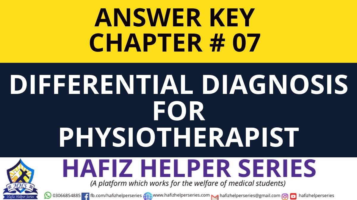 Elsevier: Goodman & Snyder: Differential Diagnosis for Physical Therapists Screening for Referral|| Chapter 07 (Answer Key)