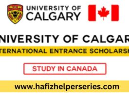 University of Calgary Scholarship 2024 in Canada