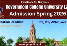 GC University Lahore Admissions Spring 2026: Your Guide to BS, MS/MPhil & PhD Programs GC University Lahore Admissions Spring 2026: Your Guide to BS, MS/MPhil & PhD Programs